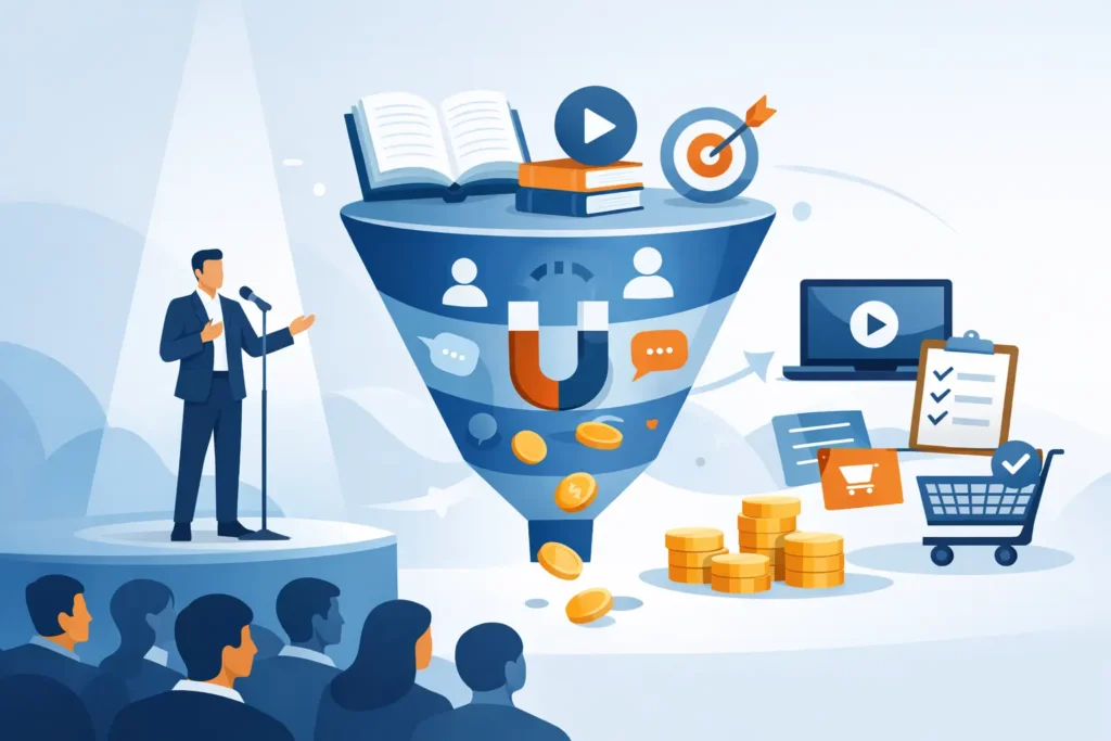 7 Speaker Book Funnel Examples That Convert